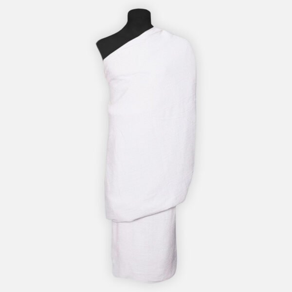 Bawa Premium Plain Gents Terry Ihram for Hajj & Umrah – soft, absorbent, lightweight, and breathable fabric for ultimate comfort.